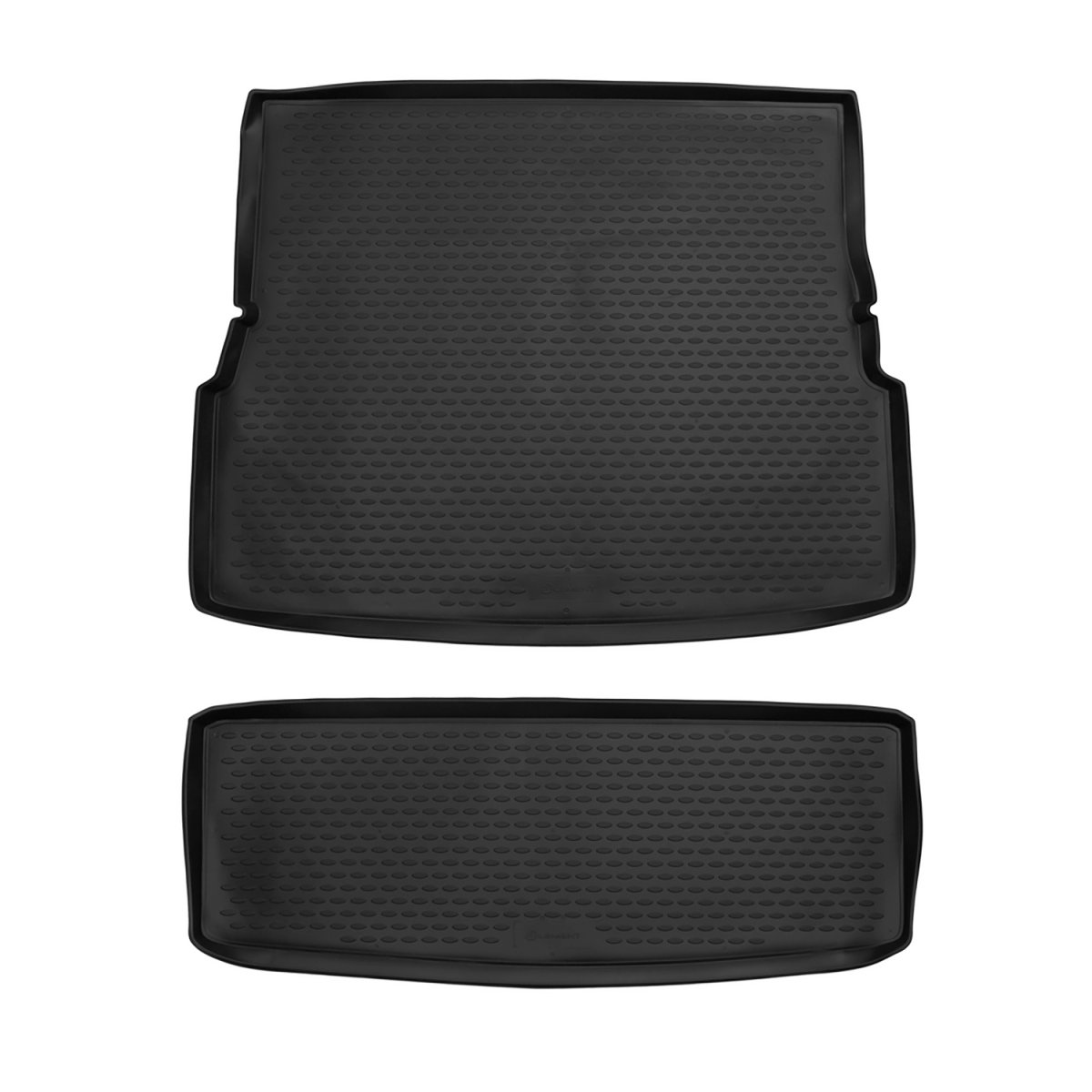 Infiniti QX56 Trunk Mat - Omac - TPE 2 Pcs - Black - '04-'08
